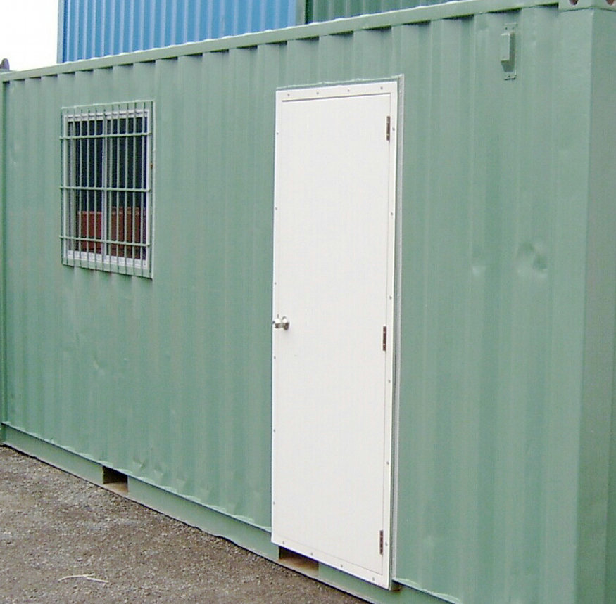 PA door for modified containers